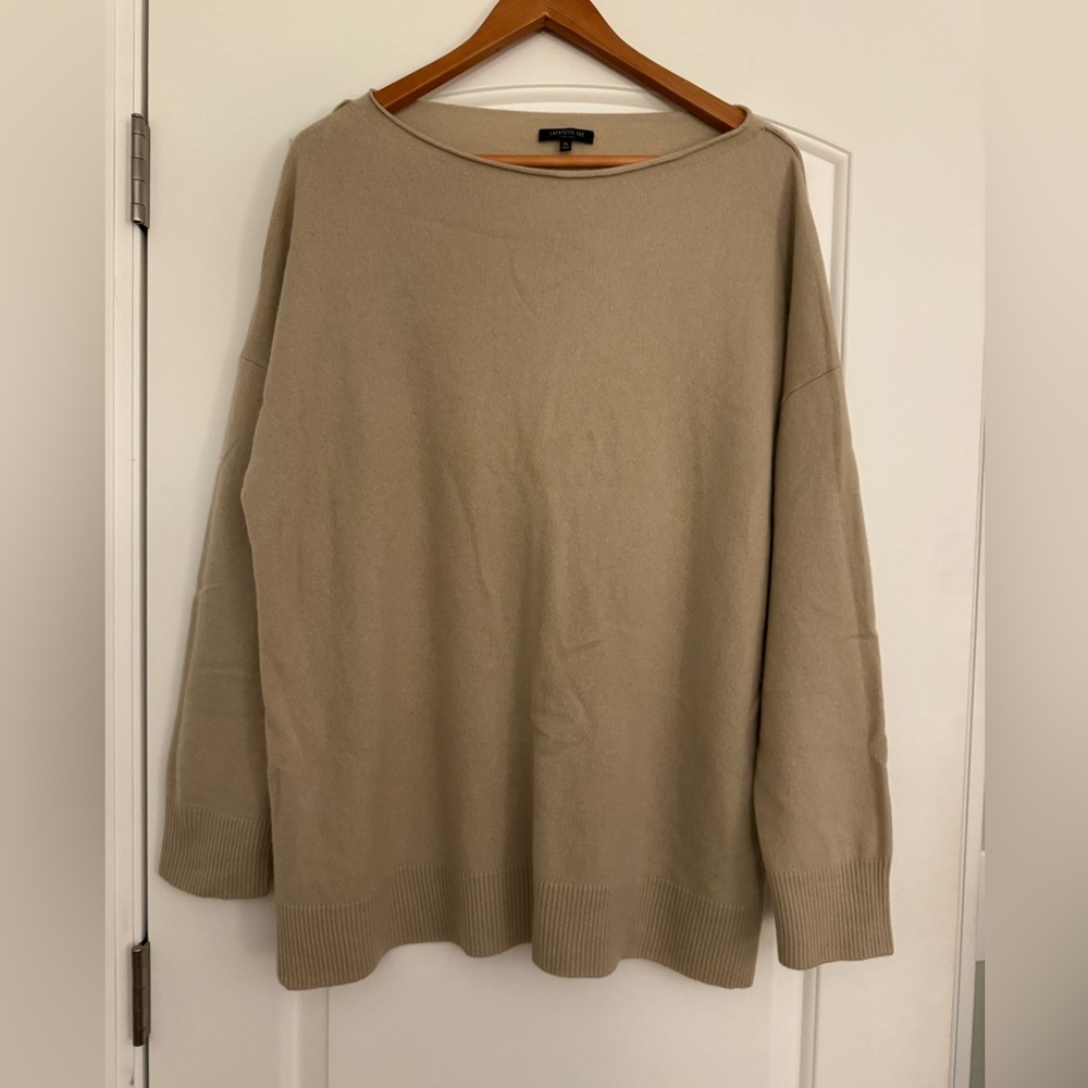 Lafayette 148 New York Tan Sweater